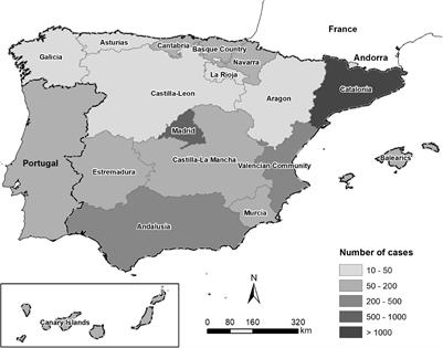 Antimicrobial Resistance in Bacteria Isolated From Cats and Dogs From the Iberian Peninsula